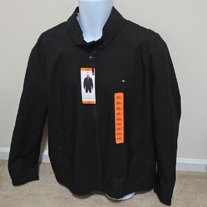 🆕️ Tommy Hilfiger Black Windbreaker Jacket  (NWT)